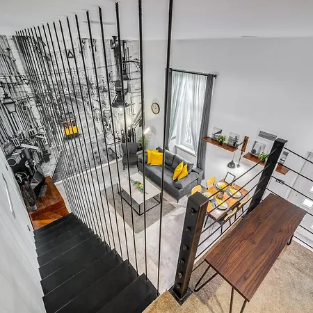 アパート Urban Loft Haven -chic Loft With Ac, Smart Tv